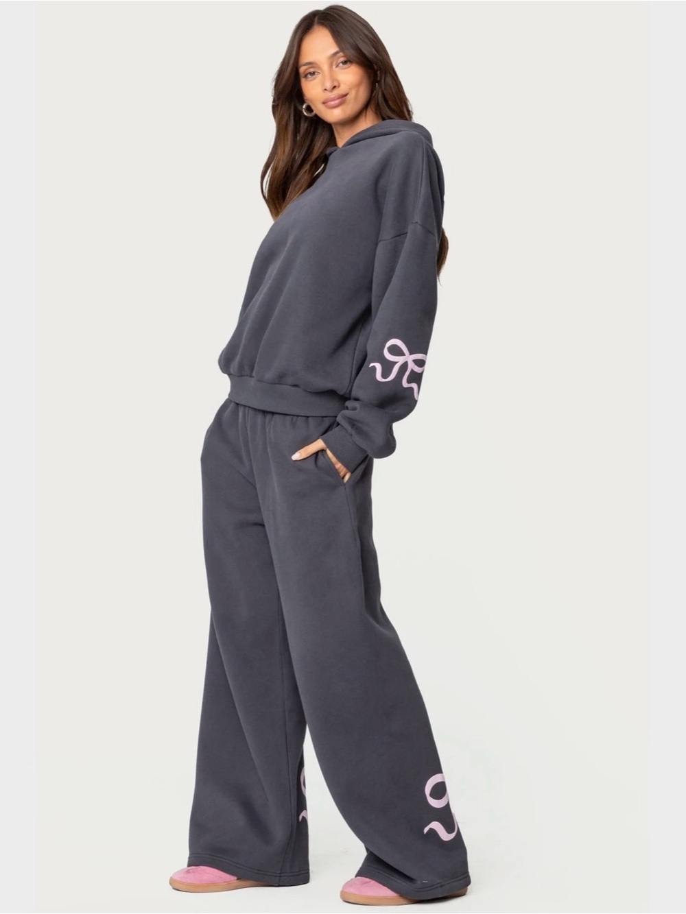 Edikted Bonney Bow Sweat Set